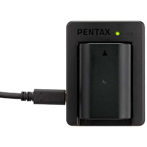 Pentax D-BC177 Travel Charger for D-LI90 Batteries (Requires USB cable) - 37871