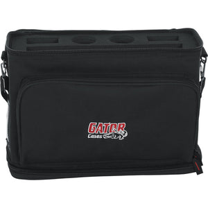 Gator Cases GM-DUALW Padded Carry Bag fits Shure BLX Wireless System with 2 Mics & 2 Body Packs - The Camera Box