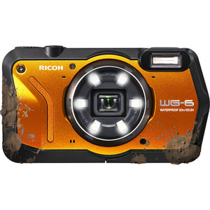 Ricoh WG-6 20MP Underwater Digital Camera (Orange)