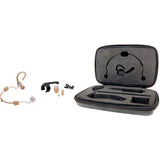 Audio-Technica BP892xCLM3-TH Omnidirectional Earset with Detachable Cable, Locking 3.5mm Connector, Beige