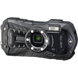 Ricoh WG-70 Waterproof 16MP Digital Camera, 2.7" LCD with Optio Floating Wrist Strap and Chest Harness (Black)