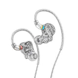 FiiO FA9 Knowles 6 Balanced Armature Driver in-Ear HiFi Earphone (Clear)