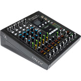 Mackie Onyx8 8-Channel Premium Analog Mixer British Style Perkins 3-Band EQ with Multitrack USB