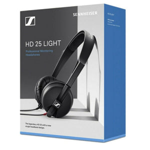 Sennheiser HD 25 Light DJ Headphones 120 dB SPL For Monitoring Recording Black