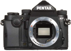 Pentax KP 24.32 Ultra-Compact Weatherproof DSLR Camera (Black) with Pentax DA 18-55mm f/3.5-5.6 AL WR Zoom Lens and Pentax D-BG7 Battery Grip