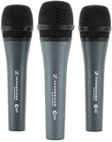 Sennheiser E835 Cardioid Handheld Dynamic Microphone Kit (3-Pack)