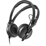 Sennheiser HD 25 Professional DJ Headphone with SLAPPA SL-HP-99 HardBody Ballistic Nylon Case