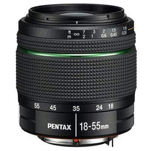 Pentax KP DSLR Camera (Black) + Pentax DA 18-55mm f/3.5-5.6 AL WR Zoom Lens - The Camera Box