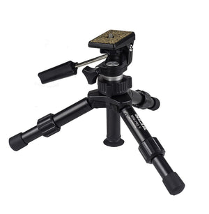 SLIK Mini-Pro V Tripod with 2-Way Pan/Tilt Head - Black