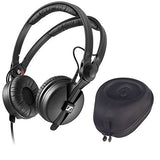 Sennheiser HD 25 Professional DJ Headphone with SLAPPA SL-HP-99 HardBody Ballistic Nylon Case