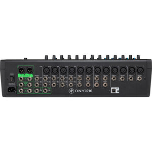 Mackie Onyx16 16-Channel Premium Analog Mixer British Style Perkins 3-Band EQ with Multitrack USB