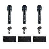 Sennheiser e945 Supercardioid Dynamic Handheld Vocal Microphone - 3 Pack