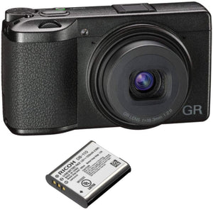 Ricoh GR III 24MP Compact Digital Camera with Extra DB-110 Battery