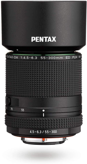 Pentax K-70 DSLR Camera (Body Only, Black) with HD PENTAX-DA 55-300mm f/4.5-6.3 ED PLM WR RE Lens