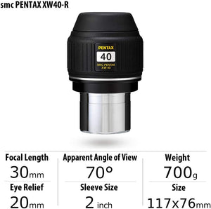 Pentax XW40-R 40mm Wide-Angle Telescope Eyepiece (2")