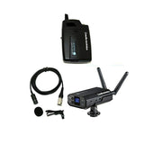 Audio Technica System 10 ATW-1701 Portable Camera Mount Wireless System with FREE AT831cw professional uni-directional lapel microphone