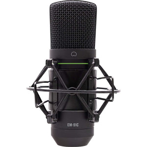 Mackie Onyx Series Artist 1-2 Audio Interface, CR3-X 3" Multimedia Monitors (Pair), EM-91C Microphone, Over-Ear Headphones, Boom Arm Mic Stand