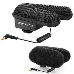 Sennheiser MKE 440 Compact Stereo Shotgun Microphone + MZH440 Fur Windshield