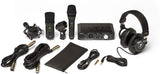 Mackie Producer Bundle - USB Audio/MIDI Interface, Condenser Mic, Dynamic Mic, and Headphones