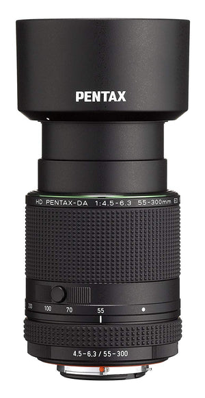 Pentax HD PENTAX-DA 55-300mm f/4.5-6.3 ED PLM WR RE Lens - 21277 - The Camera Box