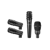 Audio-Technica PRO-DRUM4 Pro Series Drum Microphone Set (4-Piece) - The Camera Box