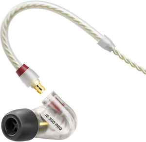 Sennheiser IE 500 PRO in-Ear Headphones for Wireless Monitoring Systems with Mackie MP-BTA Bluetooth Adapter Cable (Clear)