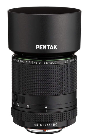 Pentax KP DSLR Camera (Black) with a Pentax HD PENTAX-DA 55-300mm f/4.5-6.3 ED PLM WR RE Lens