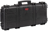 Explorer Cases 31" RED Gun Case with Double Layer Convoluted Foam (Black)