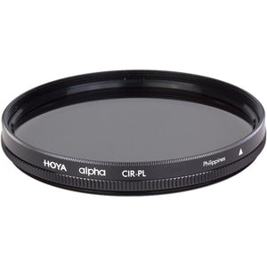 Hoya 82mm Optical Glass W/ Plastic Case Alpha Circular Polarizer Filter