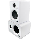 Mackie CR3-XBT Creative Reference Series 3" Multimedia Monitors w/Bluetooth (Pair, Limited-Edition White)