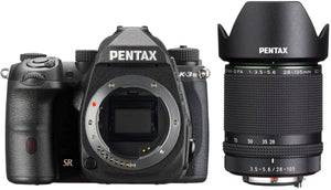 Pentax K-3 Mark III DSLR Camera (Black) w/ HD PENTAX-D FA f/3.5-5.6 ED DC Lens