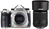 Pentax K-3 Mark III DSLR Camera Silver w/ HD PENTAX-DA f/4.5-6.3 ED PLM RE Lens