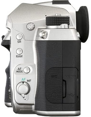 Pentax K-3 Mark III DSLR Camera Body, D-LI90E Battery, Charger D-BC177 (Silver)