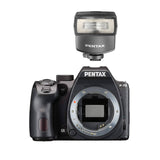 Pentax K-70 DSLR Camera (Body Only, Black) with Pentax AF-200FG P-TTL Shoe Mount Flash