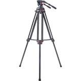 RedLine 7518-3 Professional Video Tripod w/ F18-3 Fluid Head, Dual Side Handles