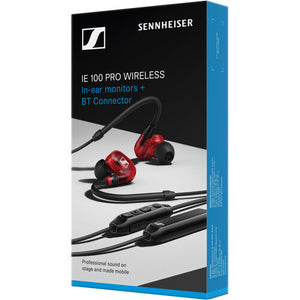 Sennheiser IE 100 PRO Wireless 3.5mm Bluetooth Cables In-Ear Headphones (Red)