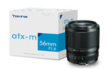 Tokina atx-m 56mm f1.4 Lens for Fuji X-Mount