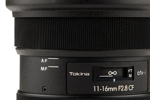 TOKINA ATX-i 11-16mm CF f/2.8 Lens for Canon EF (APS-C)