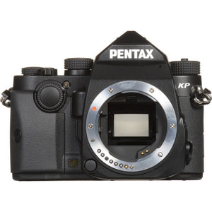 Pentax KP 24.32 Ultra-Compact Weatherproof DSLR Camera (Black) with Pentax D-BG7 Battery Grip