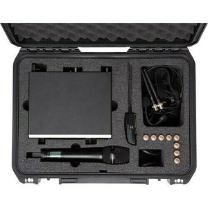 SKB iSeries Waterproof Case for Sennheiser Series Wireless Combo Mic Systems